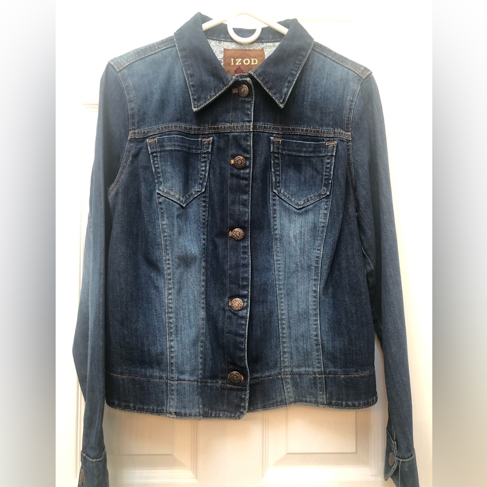 NWT IZOD JEAN JACKET